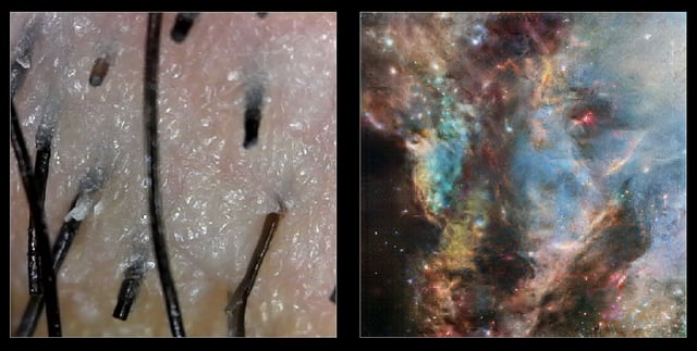 Learning to See: We are made of star dust by Memo Akten, video still, 2017.